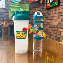 American Blender Bottle shake Cup protein powder limited sports fitness Cup with scale powder box set