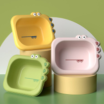 3-pack newborn children washbasin Newborn baby products Wash fart p cartoon household three-piece set baby raspberry