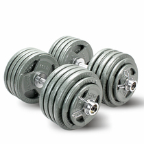 Foot heavy paint Austrian rod large hole pure iron 20 40 50 60 80100KG dumbbell mens home fitness pair