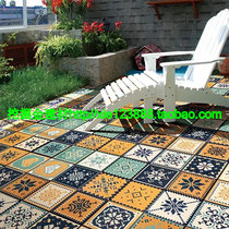 Nordic style imitation woven color tiles kitchen bathroom living room balcony geometric wall tiles floor tiles 300X300
