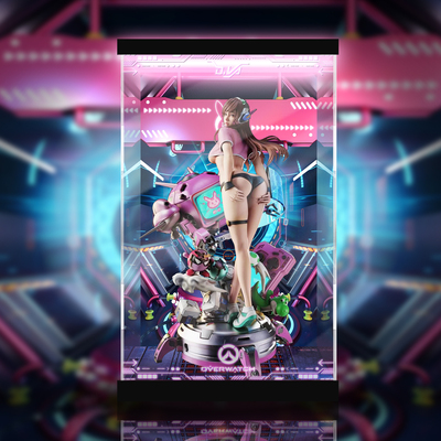 taobao agent 【Move】Poin Bear Studio Overwatch Overwatch Pioneer D.VA statue display box