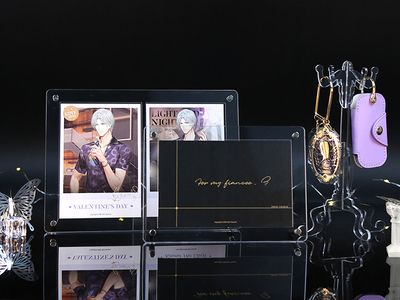 taobao agent 【Move】Light and Night Love Mu Xin Muxin Gift Box Phase Card Leave Message Card Special Photo Key Buckle Branch
