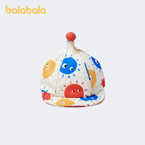Balabala baby hat men and women baby pointy hat cute sunshade spring and autumn newborn baby cotton soft