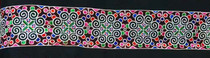 Popular embroidery ethnic accessories Miao flower embroidery lace width 7 6cm long about 5 meters