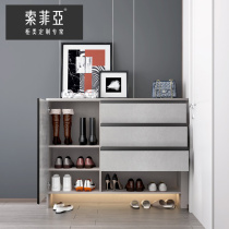 Official Sophia shoe cabinet home door ultra-thin foyer porch cabinet storage simple locker small shoe rack