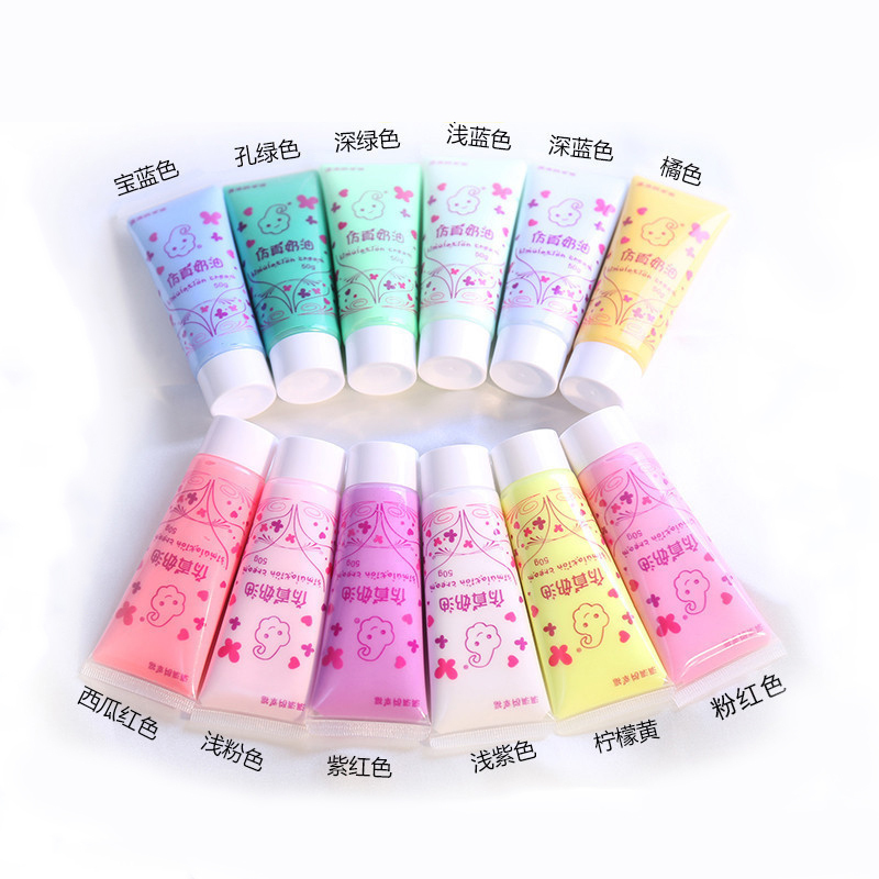 50ml milk simulation oil girl heart phone case beauty diy material bag stationery box jewelry accessories mobile phone case