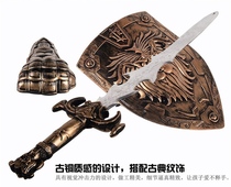 Child Baby Children Toys Sword Plastic Simulation Safety Weapon Boy Warrior Fighter Shield