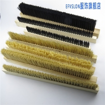 Pig hair plastic wire lengthened and thickened waterproof brush Large row brush Flour machine brush row brush brush Industrial plate brush