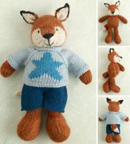 (287) FOX BOY STICK STITCH Manual Wool Thread Tutorial Human Puppets Stick Stitch