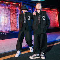 Girls' Jazz Dance Dress Children's Suit Set T-stage Model Fashion Fashion Boys and Girls Cheerleading Suit