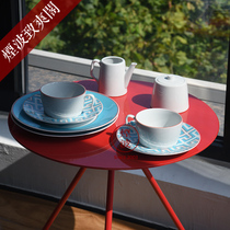 German MEISSEN Mason Porcelain Cosmopolitan Blue Royal Palace Coffee Set