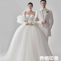 21 photo studio theme wedding dress tailing image photo luxury forest bubble sleeve couple travel photography photo dress