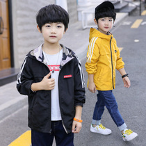 Boys Spring and Autumn wear two-sided windbreaker children · Middle and big Children Fashion jacket camouflage double-sided boy jacket childrens clothing