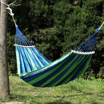 Outdoor hammock home double swing padded garden single canvas student hanging chair courtyard outdoor dormitory adult