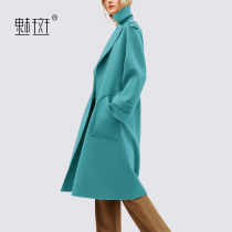 Charm spot goddess Fan temperament double-sided coat loose medium and long winter 2021 new wool coat tide
