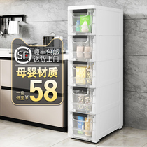 Shunfeng storage cabinet storage cabinet plastic finishing box 65cm wide household thick drawer type Childrens wardrobe