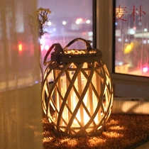 Willow vintage lantern Bar Cafe Desktop candlelight Wind lamp Night photography Hanfu Photography Road