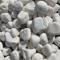 White pebbles rice stone Small white stone Japanese garden garden landscaping gravel Wash rice stone fleshy paving stone