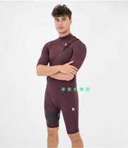 New Hurley 2mm short-sleeved one-piece surf cold suit wet suit wet suit snorkeling warm sunscreen autumn and winter men