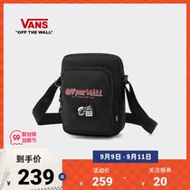(Cost-effective Festival) Vans Vans official black fun pattern LOGO Sports Leisure men and women small shoulder bag