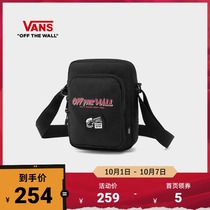 (National Day) Vans Vans official black fun pattern LOGO Sports Leisure men and women small shoulder bag