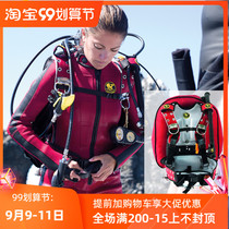POSEIDON POSEIDON ONE WING ONE HARNESS Rivet Back Flying Single and Double Bottle Diving BCD
