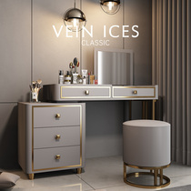 Light luxury dressing table bedroom modern Nordic simple flip cover makeup table storage cabinet integrated Net red ins Wind high-grade