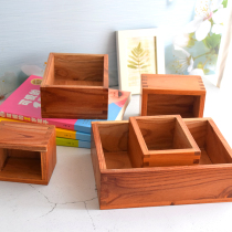 New product real wooden study paper file storage wooden box A1A2A3A4A5A6A7A8 full size height custom