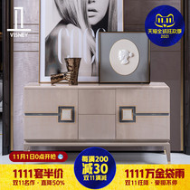 Methodist post-modern light luxury solid wood TV cabinet European style simple by wall cabinet locker furniture combination C10