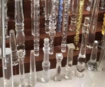 High transparent 60mm polished matte rod decorative lamp thread 10mm plastic rod 300 crystal rod 350 acrylic rod