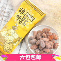 Korean imported snack food Tom Farm Honey Butter Almond kernel Almond flavor dried fruit Leisure nuts 35g