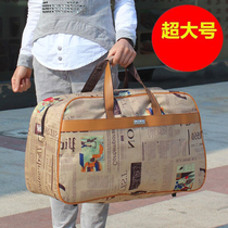 Large capacity Hand bag travel bag luggage canvas waterproof men Business trip shoulder travel bag storage bag