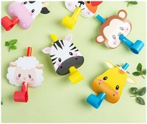 Creative Blow Toys Flex Toddler Birthday Whistling Balloon Rolls Long Nose Children Blow Up Whistles Blow Longs