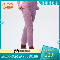 OZARK OZARK outdoor womens elastic and comfortable wool inner wear functional leggings 385261