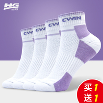Badminton socks children Sports tube sweat-absorbing thickened towel bottom deodorant running basketball cotton summer