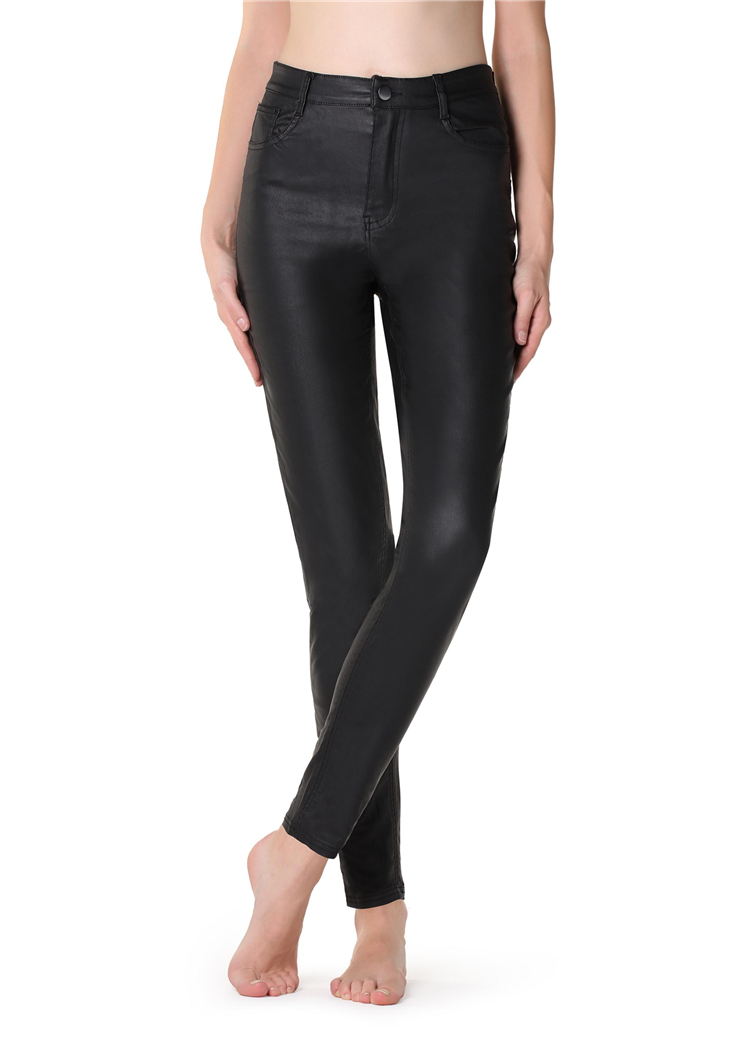 (Partially in stock) Calzedonia Yang Mi with the same womens slim leather pants tight comfortable thin leggings