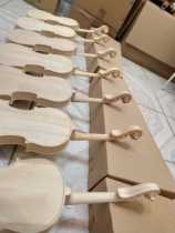 White stubble violin White billet violin popularization piano craft good price low practice level 4 4 4