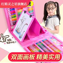 Children's Brush Painting Tools Painting Set Gift Box Kindergarten Pupils Watercolor Pen Art Special Learning Products