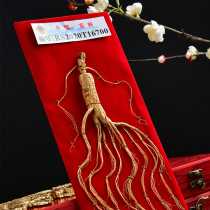 Ginseng Changbai Mountain Mountain Ginseng Northeast Special Products Wild Forest Dry Ginseng with Certificate High-end Gift Box