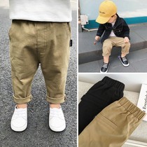 Boys casual pants spring and autumn childrens pants autumn cotton boys wild casual trousers boys Autumn Tide
