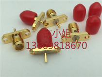 Sincere SMA-KF RF RF coaxial connector SMA two hole socket copper gold plated SMA socket Diamond mounting plate