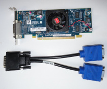  New AMD HD6350 512M desktop dual screen HDMI graphics card vga dvi office stock trading tool