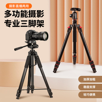 Dobaolai SLR camera tripod Professional micro single bracket Portable outdoor vlog photography Monopod Camera camera Mobile phone photo selfie live video shooting triangle shelf