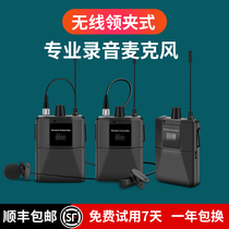 Little bee collar clip type wireless microphone Net Red Anchor outdoor live broadcast shake sound fast hand interview recording equipment professional small lecture radio wheat one tow two mobile phone vlog recording short video microphone