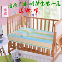 Kindergarten with the mat summer 1 2 meters bed infants and young childrens cotton old coarse linen soft foldable
