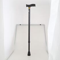 Non-slip walking stick single Foot Crutch crutch crutch upgrade increase foot pad stable old man crutch height adjustable and durable