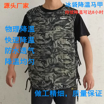 Ice pack cooling suit cool and cold vest nucleic acid sampling cooling ice pack cooling suit vest cooling suit