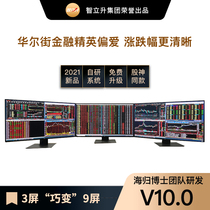 Zhizheng three-screen professional multi-screen stock computer full set of securities and futures Financial multi-screen splicing display