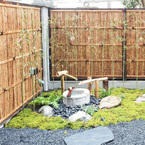 Japanese bamboo fence fence fence Courtyard garden partition retaining wall Outdoor anti-corrosion and mildew farm yard layout