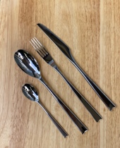 Cost-effective export Switzerland 304 stainless steel western steak knife fork spoon Coffee more set